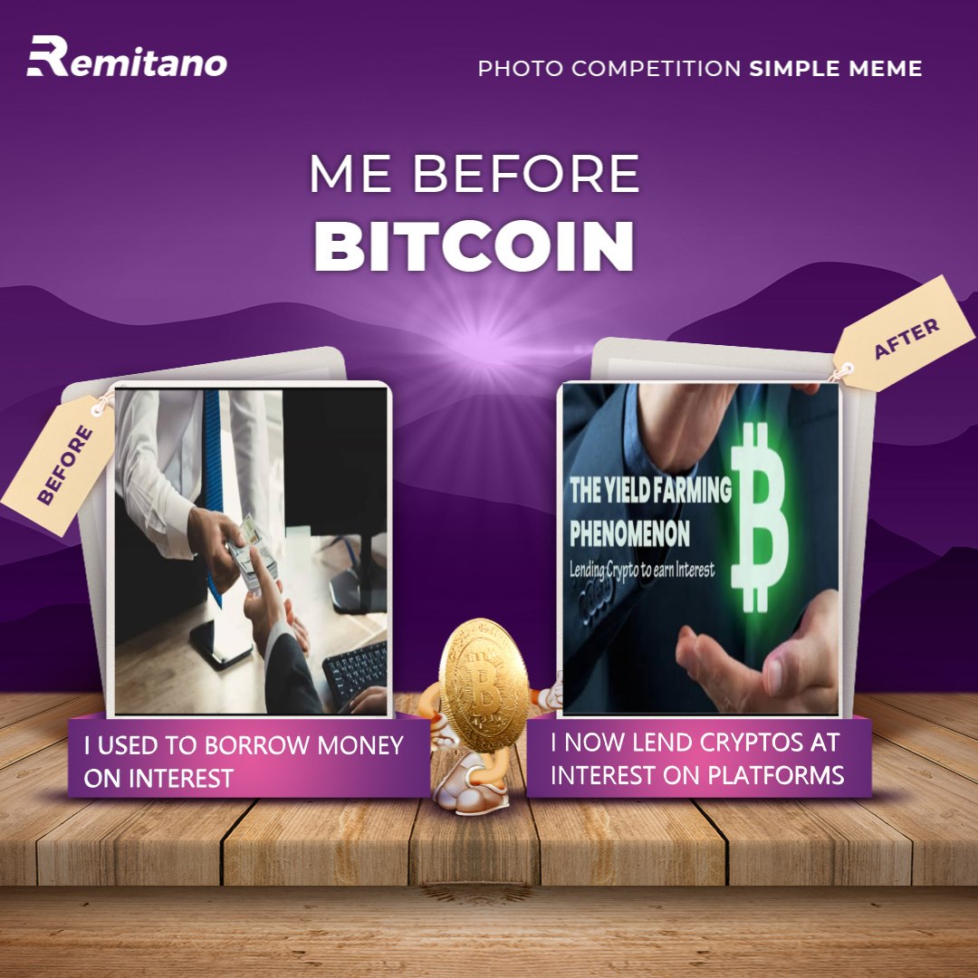 Reward] [Photo competition] SIMPLE MEME #1: Me Before Bitcoin