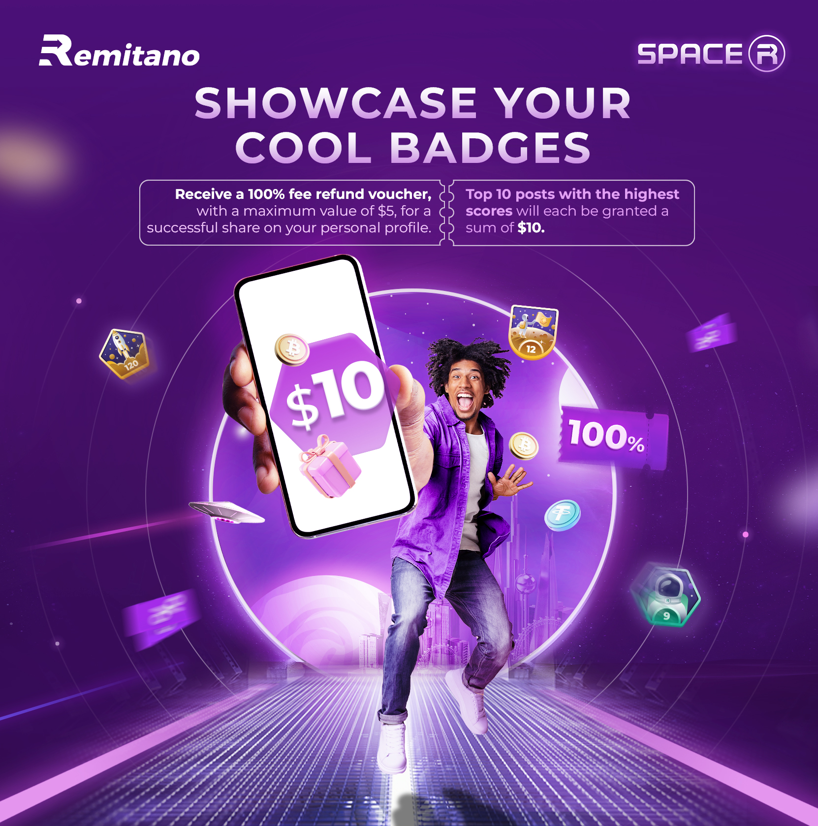 show-your-badges-many-rewards-ahead-space-r-challenge-remitano
