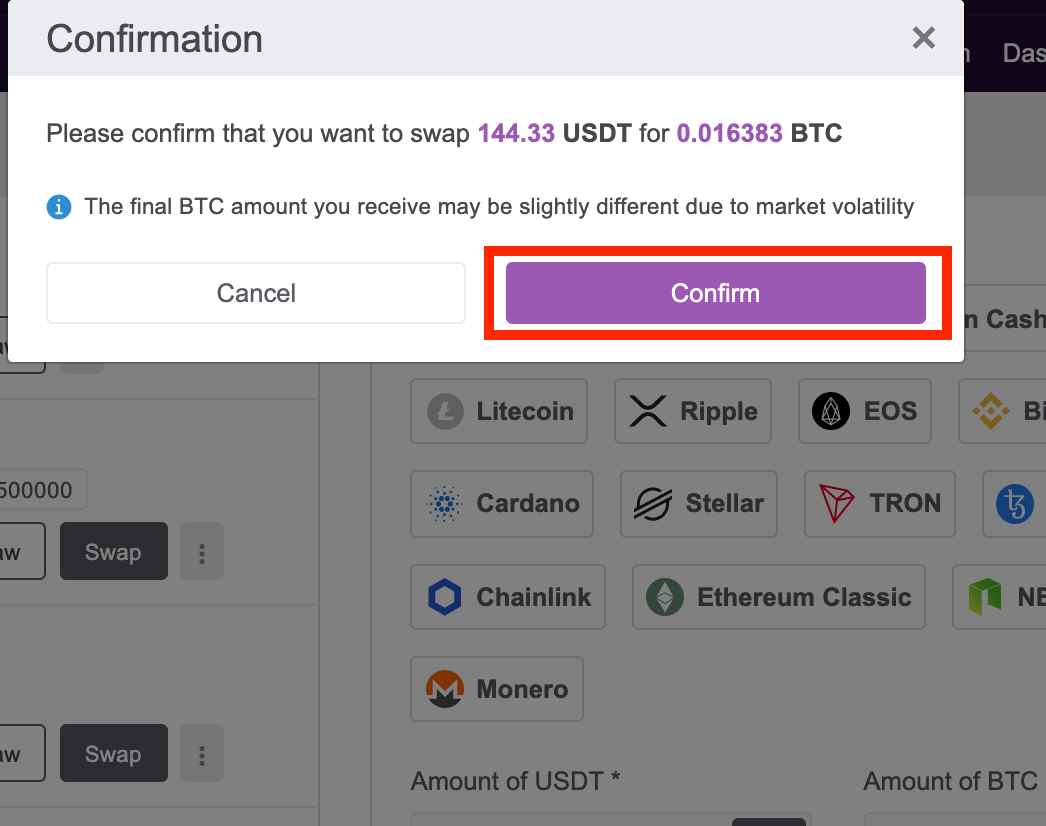 Practical guide on how to use Swap in Remitano
