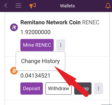 How to remind downliners to mine and gain more passive RENEC?