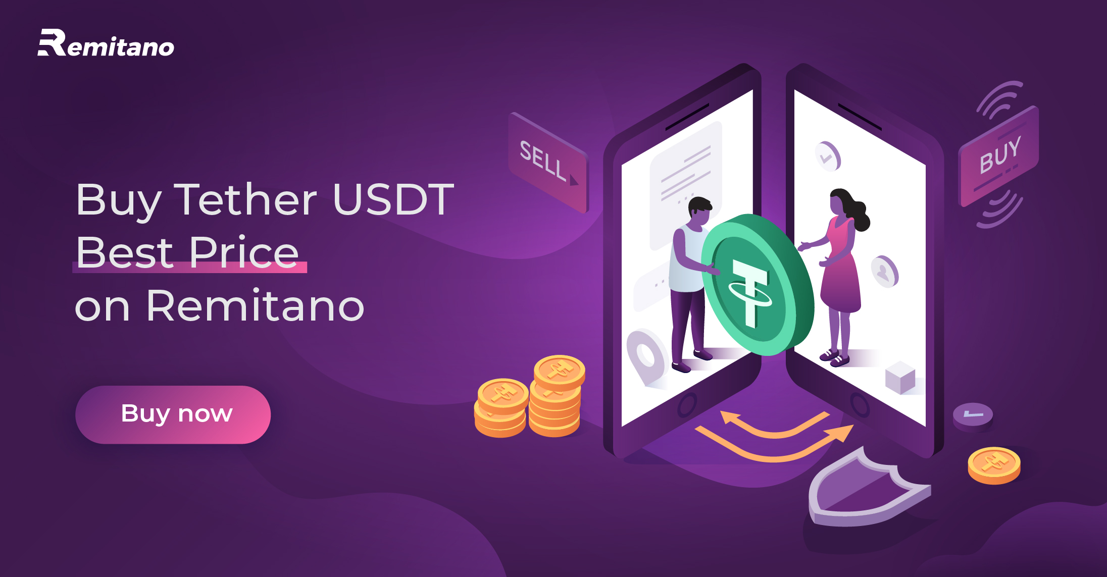 Remitano buy and sell USDT Tether